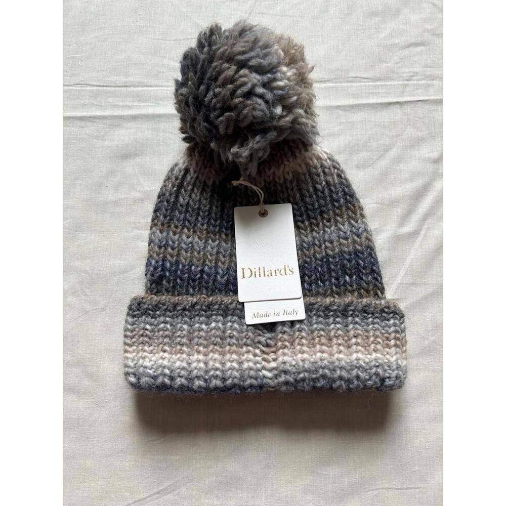 NWT Dillard’s Wool blend beanie made in Italy